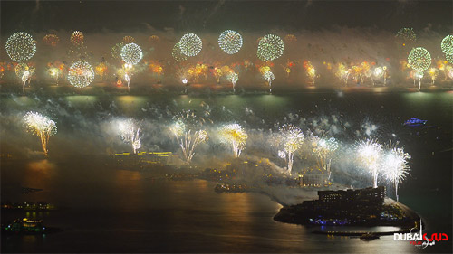Dubai 2014 New Year Fireworks
